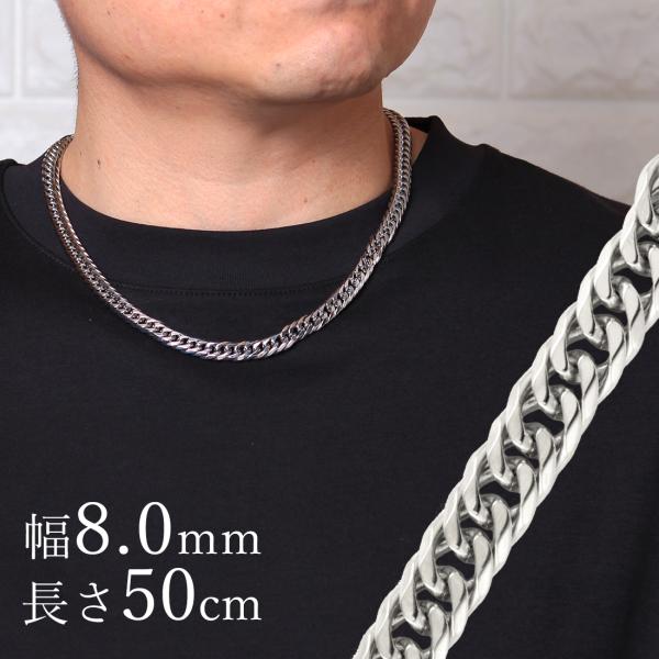 喜平ネックレス シルバーカラー キヘイ キヘイチェーン メンズ ステンレス 金属アレルギー ブランド 喜平ネックレス 50cm シンプル かっこいい