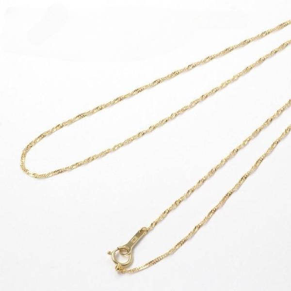 遺品整理 18K ゴールド チェーンネックレス ロング ロングネックレス 18金ネックレス レディース ペンダント k18 50cm