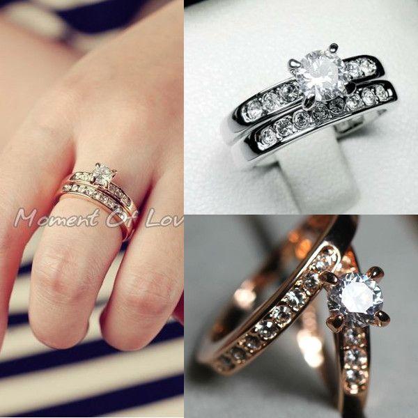 指輪 リング K18 2点セット ハーフエタニティ 結婚指輪 リング Swarovski 18金rgp K18rgp Jewelry Sanmi 通販 Yahoo ショッピング