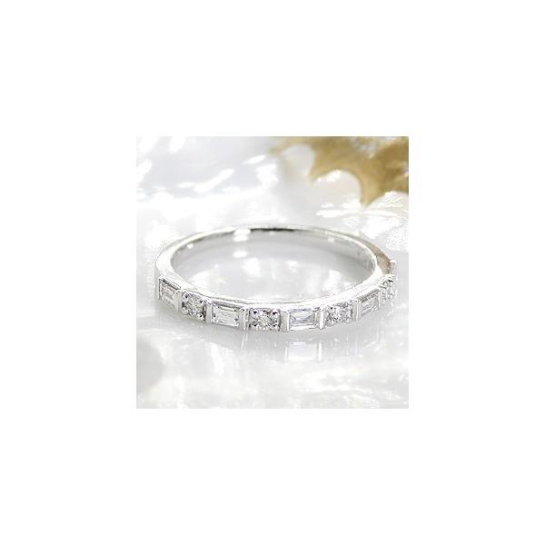 Jeweluce（ジュエルーチェ） ダイヤモンド エタニティ リング バゲット