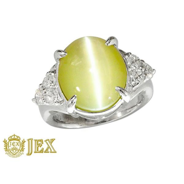 Chrysoberyl Cat's Eye Pt900クリソベリルキャッツアイ ダイヤモンド