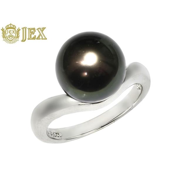 MIKIMOTO【ミキモト】 Pt950黒蝶パールリング NO.61617) : JEX