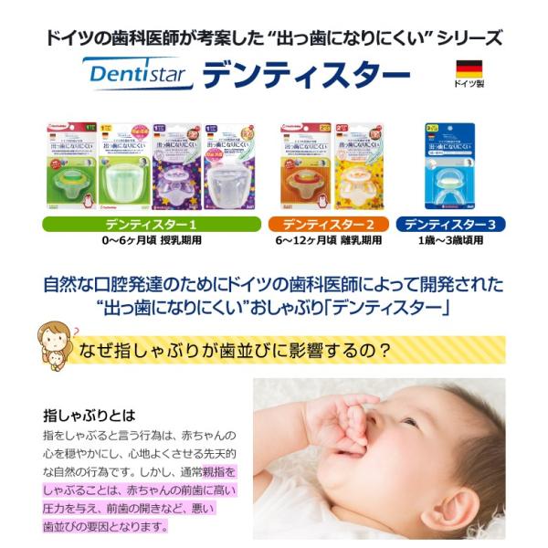 おしゃぶり デンティスター3 チュチュベビー Chuchubaby ドイツ製 乳歯が生えてから1歳 3歳用 Buyee 日本代购平台 产品购物网站大全 Buyee一站式代购 Bot Online