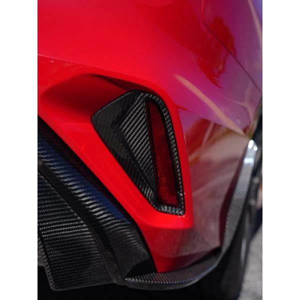 AutomotivePassion Audi RS3 8Y.5 GEN 2 CARBON REAR BUMPER TRIM INSERT REPLACEMENTS (GEN 2 FL) ���i�摜3