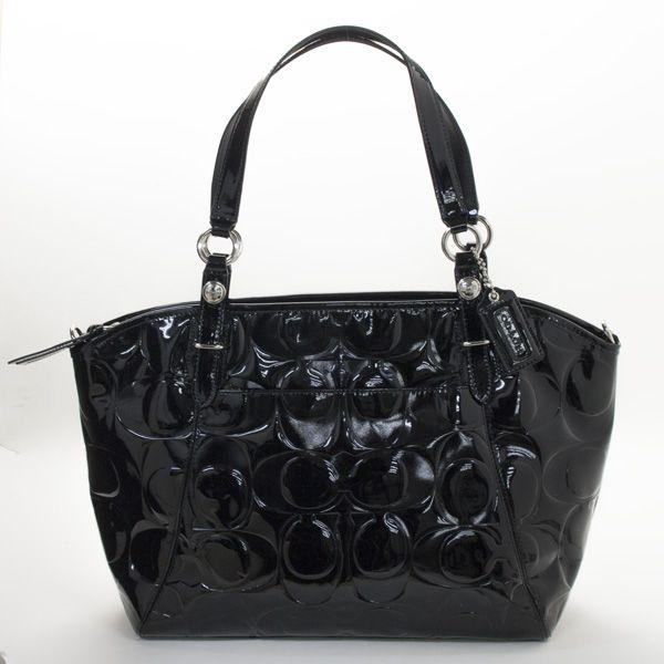 COACH ☆送料無料☆COACH （コーチ）☆パテントレザートートバッグ 
