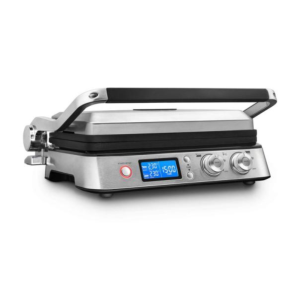 デロンギ(DeLonghi) マルチグリル BBQ & コンタクトグリルプレート 上下温度調整可能 CGH1011DJ ステンレス鋼 シルバー [単品]