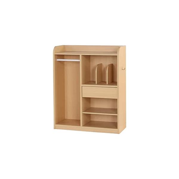 【商品名】　白井産業 ランドセル ハンガー ラック ナチュラルブラウン 幅72.8 高さ90 奥行29.3cm LAK-9075H ランドキッズ 【商品説明】　・【本体サイズ】:幅72.8×奥行29.3×高さ90cm・【生産国】:ベトナム・...