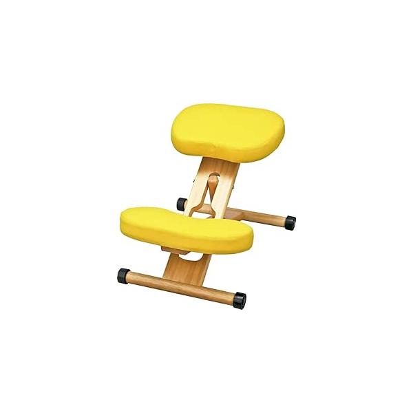 【商品名】　宮武製作所 プロポーションチェアキッズ 補助クッション付 幅48.5×奥行61-68×高さ43-64cm レモン 姿勢サポート CH-889 【商品説明】　・サイズ(補助クッション):幅46×奥行25.5×高さ5.5cm・原産国...