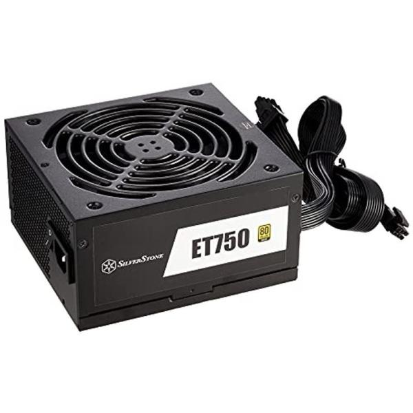 Silverstone(�V���o�[�X�g�[��) Essential�V���[�Y �Z�~���W���[���� 80Plus �S�[���h�F�� ATX�d�� 750W