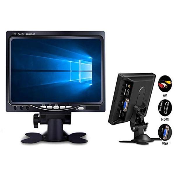 METIS ���j�^�[ 7�C���` �f�B�X�v���C VGA/AV/HDMI�P�[�u���t�� �����X�s�[�J�[?Raspberry Pi�Ή� 1080p�t