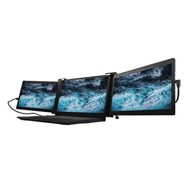 JAPANNEXT 2��ʃ��o�C���f�B�X�v���C Tri-Screen (11.6�C���`) JN-TRI-IPS116FHDR USB-C m