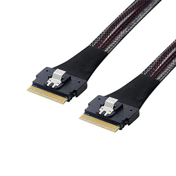 NFHK PCI-E Slimline SAS 4.0 SFF-8654 8i74pin�z�X�g����SFF-865474Pin SlimSAS