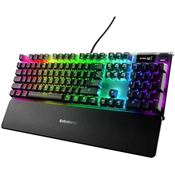 SteelSeries �Q�[�~���O�L�[�{�[�h �L�� �p��z�� ���C�z�[�����ʃZ���T�[ OmniPoint�X�C�b�` �L�@EL�f�B�X�v���C����