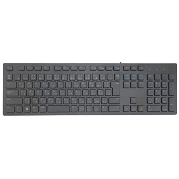 Dell �L�[�{�[�h �L�� ���{��z�� �}���`���f�B�A�Ή� �u���b�N KB216-BK-JP USB�L�[�{�[�h