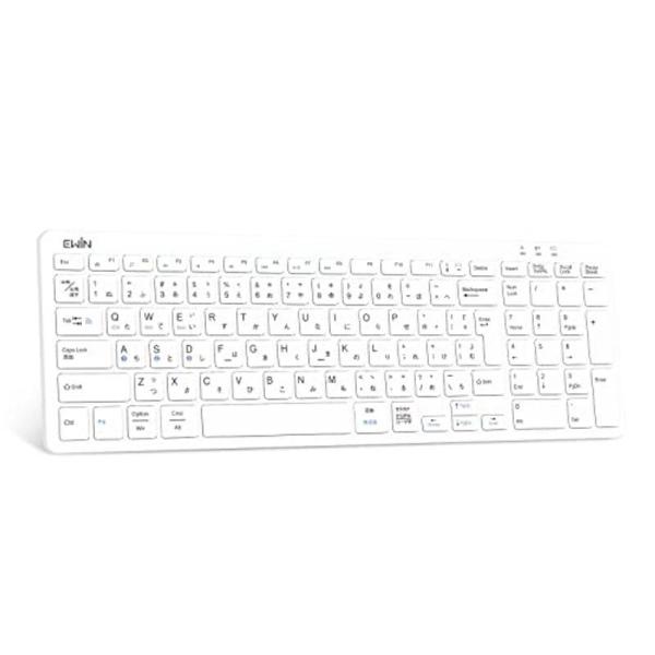 Ewin �L�[�{�[�h ���C�����X bluetooth �L�[�{�[�h ?�e���L�[�t��?���{��z�� iOS/Mac/Windows���V�X�e���Ή�