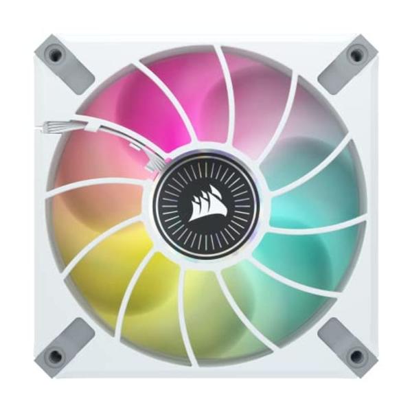 CORSAIR iCUE ML120 RGB ELITE �v���~�A�� 120mm PWM ���C���㎮�t�@�� ���ݗp�V���O���p�b�N �z���B�g
