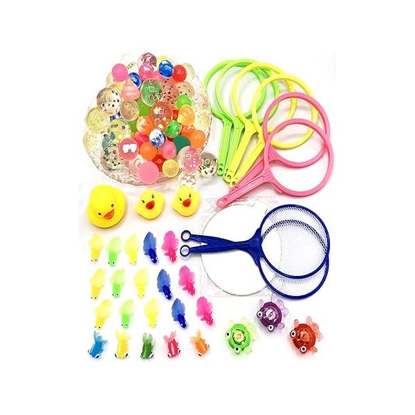 【商品名】　RIMINA スーパーボールすくい 金魚すくいセット 縁日 日本製交換ポイ19種120点セット おうち縁日 お祭り セット ポイ おもちゃ  【商品説明】　・【おうちで楽しく縁日遊び】自宅でお祭りや縁日遊びを楽しみたい方のために...