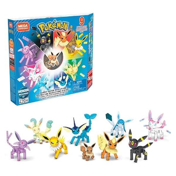 メガコンストラックス ポケモン イーブイ進化コレクション ブロック