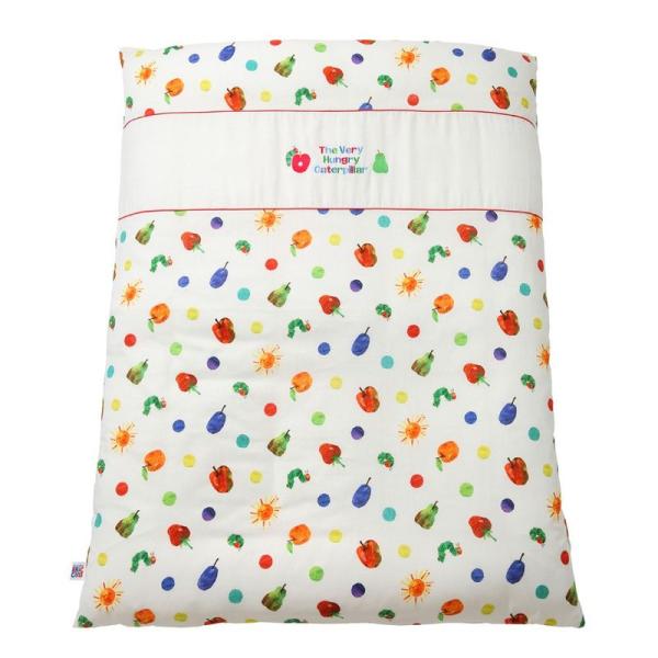 【商品名】　baby.e-sleep(ベビーイースリープ)はらぺこあおむしダブルガーゼ掛カバー 日本製 102×128cm 【商品説明】　・[本体サイズ] 102×128cm・[素材] 綿100%(ダブルガーゼ)・[製造国] 日本 【サイズ...