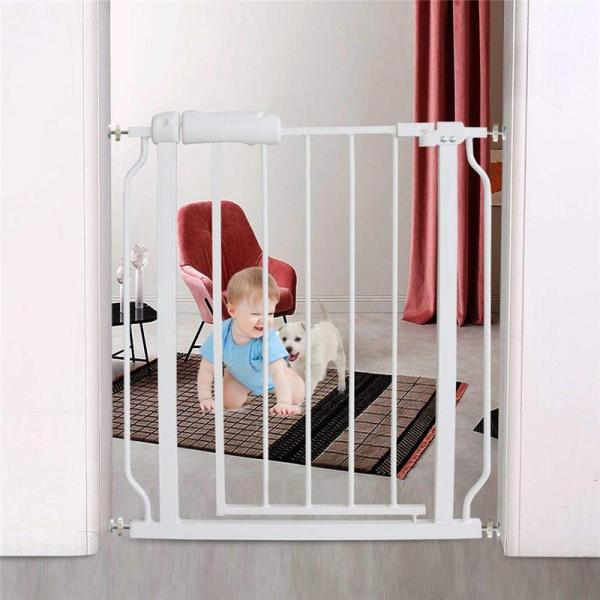 【商品名】　エルフ ベビー(Fairy Baby) ベビーゲート 階段上 ペットゲート ベビーフェンス 突っ張り式 オートクローズ機能 ビデオ付き 扉開 【商品説明】　・【オートクローズ機能/前後両開き】オートロック式、開けた後自動で戻りま...