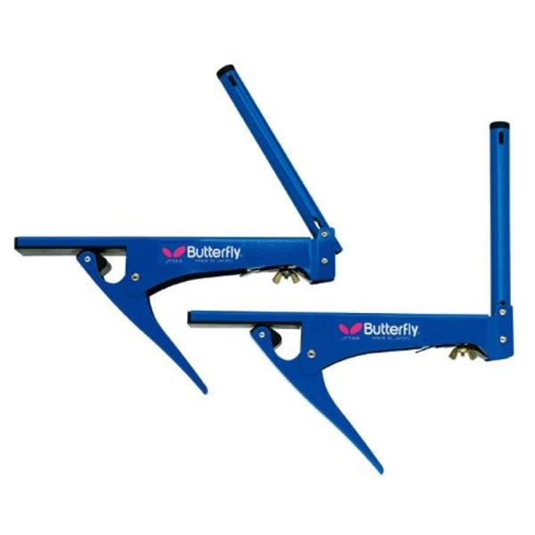 【商品名】　バタフライ(Butterfly) 卓球ネット用 サポートDX 70180 ブルー 【商品説明】　・2個1組・日本卓球協会公認・生産国:日本製・素材:スチール・高さ:15.25cm 【サイズ】　高さ : 2.30 cm　横幅 : ...