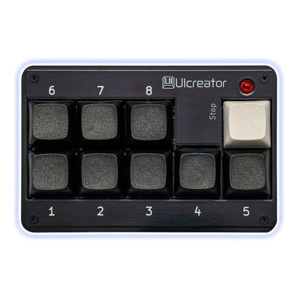 【商品名】　BitTradeOne ADUIC PC操作用プログラマブルUSBデバイス「UICreator」 【商品説明】　・Cherry赤軸を使用した耐久性の高いキースイッチ・コンパクトで邪魔にならない筐体、複数同時接続にも対応・簡易な設...