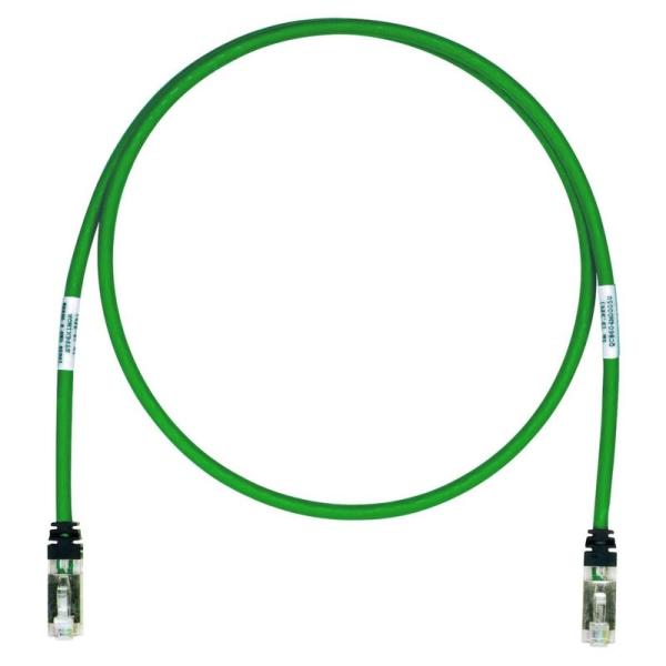 パンドウイット シールド LANケーブル Cat6A プロ仕様 4m 緑 STP6X4MGR