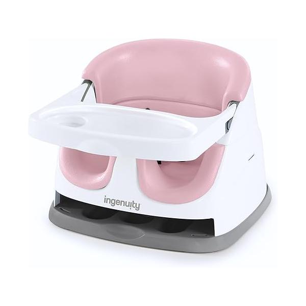 【商品名】　Baby Base ベビーベース ピオニーピンク (16726) 【商品説明】　・[本体サイズ] 寸法/W40×38×29cm 赤ちゃんの成長に合わせて床に置いても大人用の椅子に取り付けても使える、万能なブースターシートです。・...