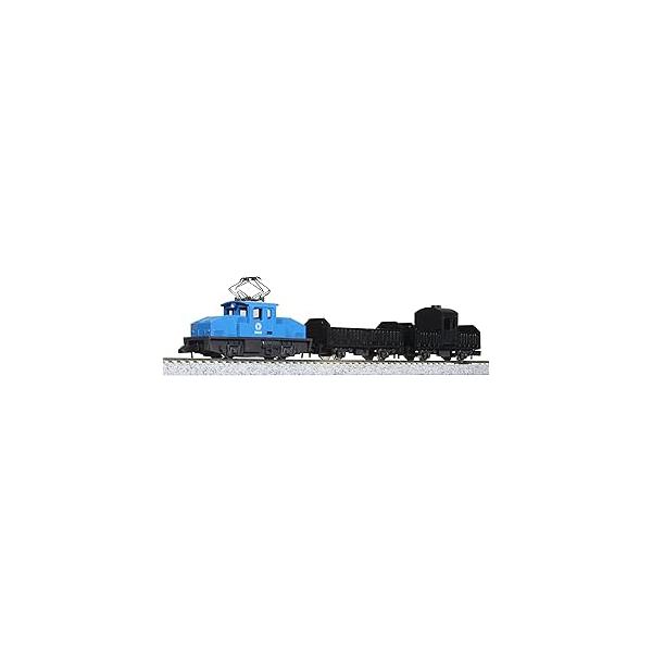 カトー (KATO) Nゲージ チビ凸セット 田舎の町の貨物列車 青 鉄道模型 電気機関車 10-504-2