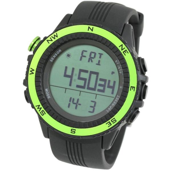 ラドウェザー アウトドア腕時計 ドイツ製センサー 高度計 気圧計 温度計 方位計 天気予測 登山 スポーツ時計 (グリーン(通常液晶))  :20230329103913-00338:ズーキャスト4 通販 