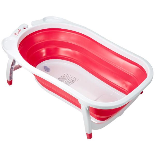 【商品名】　リトルプリンセス Little Princess フォールディングバス フューシャピンク 【商品説明】　・原産国：中国・製品仕様：●用途：新生児用ベビーバス●対象年齢：生後まもなくから●素材：ポリエステル、エラストマー●サイズ使...