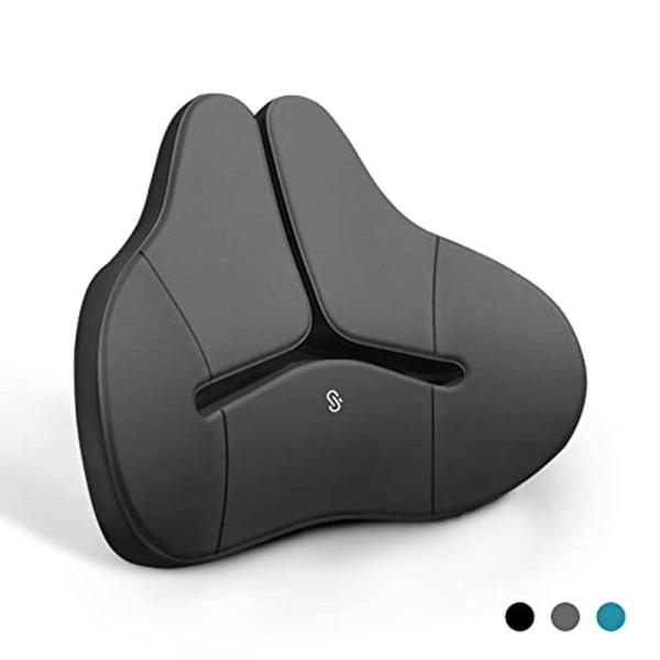 Meikaso 腰クッション ランバーサポート ファッション背もたれ 車用クッション カークッション ウェストクッション アップグレード ハ