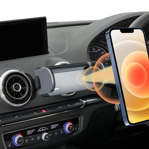 LUWU アウディ A3 3代目 8V アクセサリー アウディ A3スマホホルダー アウディA3スマホスタンド 車載ホルダー カーマウント