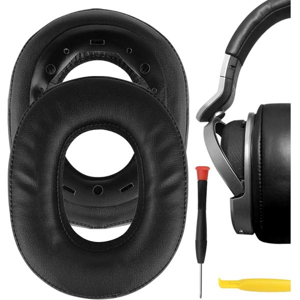 Geekria イヤーパッド SONY MDR-HW700, MDR-HW700DS 専用 交換 用 ヘッドホンパッド イヤークッション 交