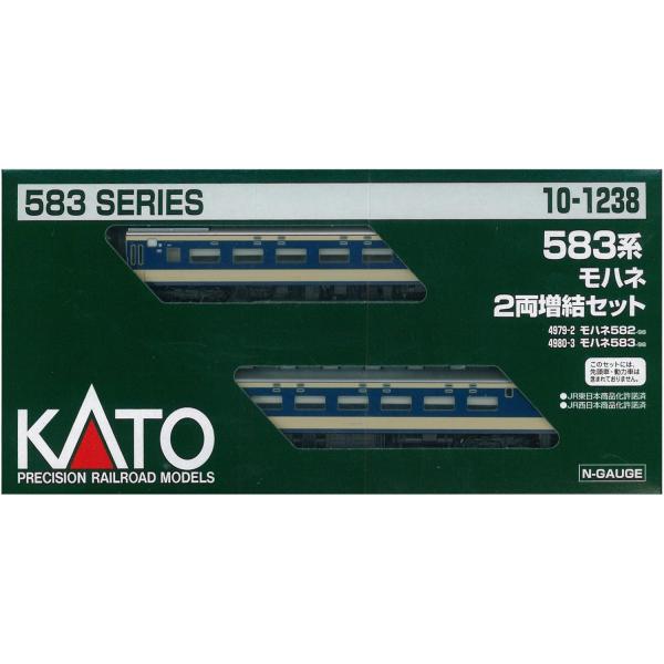 KATO Nゲージ 583系 モハネ 増結 2両セット 10-1238 鉄道模型 電車