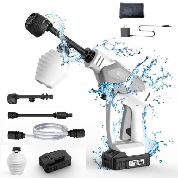 クリーンセレクト 高圧洗浄機 コードレス 充電式 18V2.0Ah 6in1