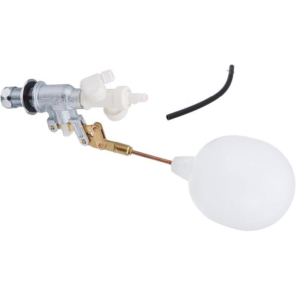 SANEI トイレ部品 補助水管付ボールタップ 手洗付・サイフォン式用 連結ホース付き PV46-5X-13