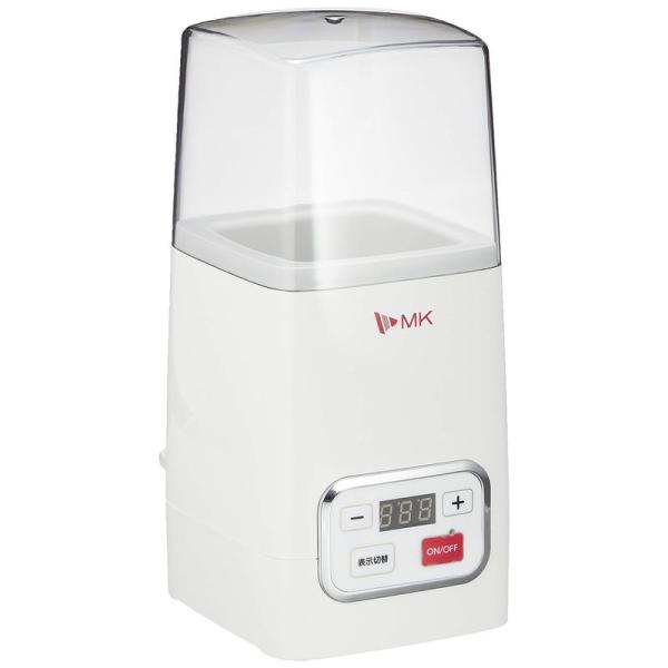 【商品名】　エムケー ヨーグルト・甘酒メーカー ホワイト YA-100W-W 【商品説明】　・コード長:1.3m・サイズ:幅13×奥行き13.5×高さ28cm・本体重量(kg):0.64・消費電力:約30W 【サイズ】　高さ : 14.00...