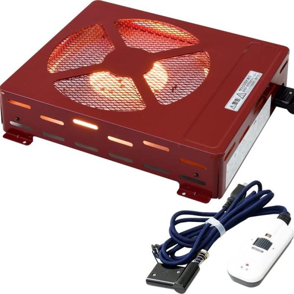 【商品名】　山善 掘りこたつ用 取替ヒーターユニット(600W) 速暖ヒーター YMD-606R 【商品説明】　・本体サイズ:幅29×奥行36×高さ8.5cm・消費電力:最大600W/最小150W、消費電力量:強=約300Wh/弱=約70W...