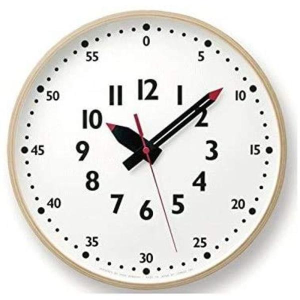 fun pun clock ふんぷんくろっく Lサイズ YD14-08 L 壁掛け時計 