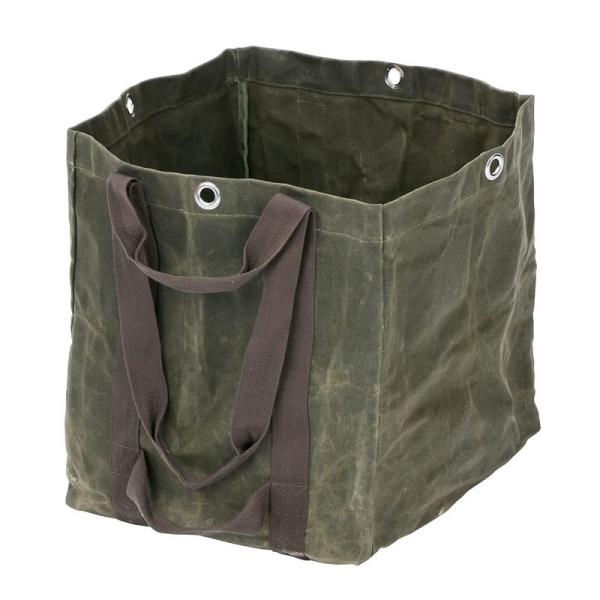 【商品名】　武田コーポレーション 薪・手さげ・収納 グリーン 39×39×40cm 薪ケース FWC21-40 【商品説明】　・サイズ：約39×39×40cm(持ち手含まない)・撥水加工・材質：綿、レーヨン・製品重量：約800g・量の目安：...