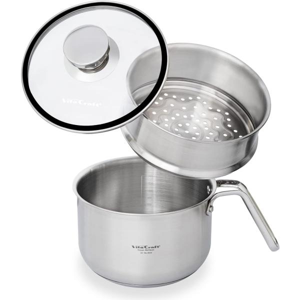 ビタクラフト スチーム マルチ ポット 1.9L IH対応 1台9役 蒸す 揚げる 炊く 茹でる 煮る 炒める 沸かす 時短 省エネ メモリ