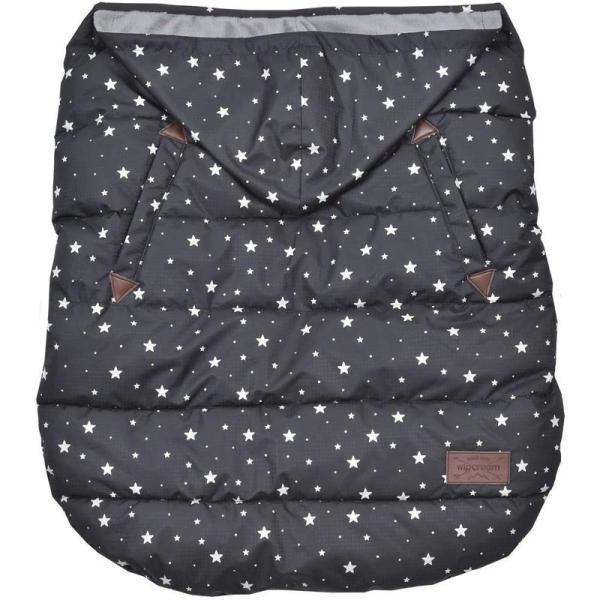 【商品名】　wipcream ウィップクリーム フットマフ 2way ベビーウォーマー 抱っこ紐 ベビーカー WC-BW0015 (black star 【商品説明】　 【サイズ】　高さ : 5.00 cm　横幅 : 30.00 cm　奥行...