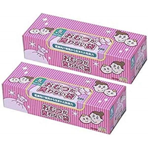 【商品名】　おむつが臭わない袋 BOS ベビー用 箱型 Sサイズ 200枚×2個セット 【商品説明】　・おむつが臭わない袋 BOS ベビー用 箱型 Sサイズ 200枚×2個セット 【サイズ】　高さ : 5.90 cm　横幅 : 17.50 ...
