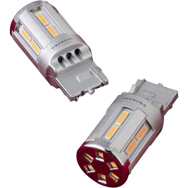 Valenti ヴァレンティ WF01-T20-AM ジュエルLEDウインカーバルブ フェードアウトライト T20 400ルーメン ウインカ