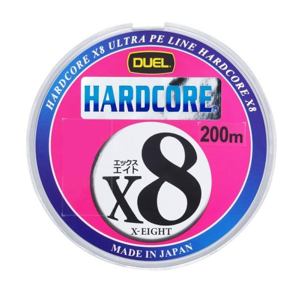 DUEL(デュエル) HARDCORE(ハードコア) PEライン 0.8号 HARDCORE X8 ...
