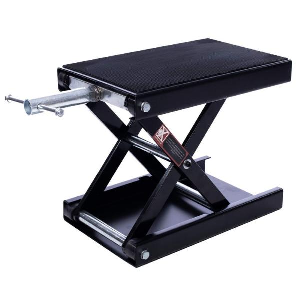 【商品名】　Apextreme ジャッキ バイクジャッキ モーターサイクルジャッキ バイクスタンド リフトジャッキ 耐荷重500kg ゴムマット付き ハ 【商品説明】　・【ゴムマット付き】370mｍｘ230mｍの丈夫なストライプのゴムマット...