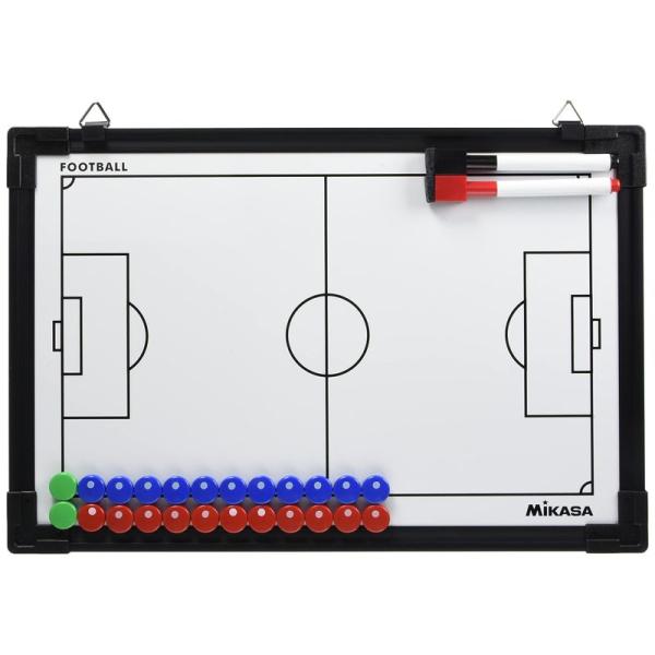 【商品名】　ミカサ(MIKASA) サッカー 作戦盤 (専用バッグ付き) SB-F 【商品説明】　・サッカー用作戦盤・ポイントマグネット付 マーカーペン付・台湾製・携帯ケース付 【サイズ】　高さ : 6.00 cm　横幅 : 33.90 c...