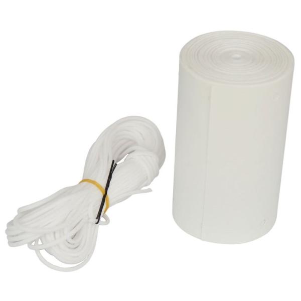 【商品名】　KANEYA(カネヤ) 巾広 テニスネッ ト取替用 白帯 K-1316W 【商品説明】　・サイズ:幅15.4cm×長さ13m・材質:ターポリン・梱包サイズ:15×10×17cm・梱包重量:1.3kg 【サイズ】　高さ : 15....