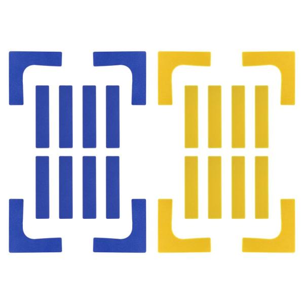 【商品名】　PATIKIL コートラインマーカーセット ピックルボールコート マーキングキット ピックルボールライン 屋外コート用スローダウン PVC  【商品説明】　・すべてのコート表面に適用: 当社の一時的なピックルボールのコートライン...